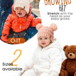 FURTALK Baby Winter Knitted Beanie Hat Soft Warm Pom Pom for Infant Toddler Skull Cap
