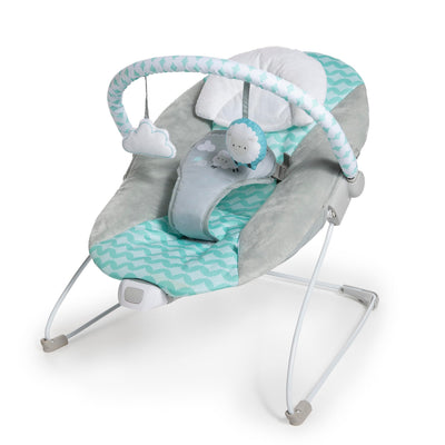 Ingenuity Ity Bouncity Bounce Vibrating Deluxe Baby Bouncer Seat, 0-6 Months Up to 20 lbs (Goji)