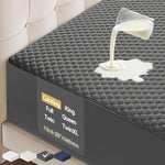 OhGeni 100% Waterproof Mattress Protector, Queen Size Mattress Pad, Fits 6"-20" Mattresses with Deep Pocket, Cooling, Breathable Fitted Sheets, Soft Bed Cover, Noiseless, Machine Washable