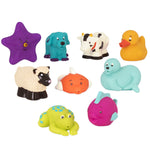 Battat – Assorted Bath Toys – 9 Pieces Animal Squirters – Pool – 10 Months+ – Bath Buddies (9 Pieces)