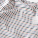 little planet by carter's unisex-baby 3-pack Long Sleeve Bodysuits made with Organic Cotton, Botanical Butterfly/Stripe, 3M