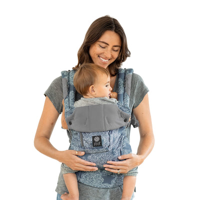 LÍLLÉbaby Complete 6-in-1 Ergonomic Baby Carrier Infant to Toddler with Lumbar Support (7-45 Pounds), 360 Degree Baby Wearing, Inward and Outward Facing (Starfall)
