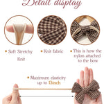 doboi 10PCS Baby Girls Headbands Hair Bows Nylon Linen Hairbands Handmade Hair Accessories for Newborn Infant Toddlers Little Girl and Kids