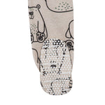 Gerber Baby Boys' 2-Pack Footed Pajamas, Bear Green Stripes White, 0-3 Months