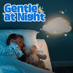Tip perk 2 Pack Cloud Light - Floating Cloud Wall Lamp for Nursery | Cute Floating Cloud Lamp for Kids Bedroom | Battery-Operated Hanging Cloud Night Lights for Bedroom | Cloud Lamp for Baby Nursery