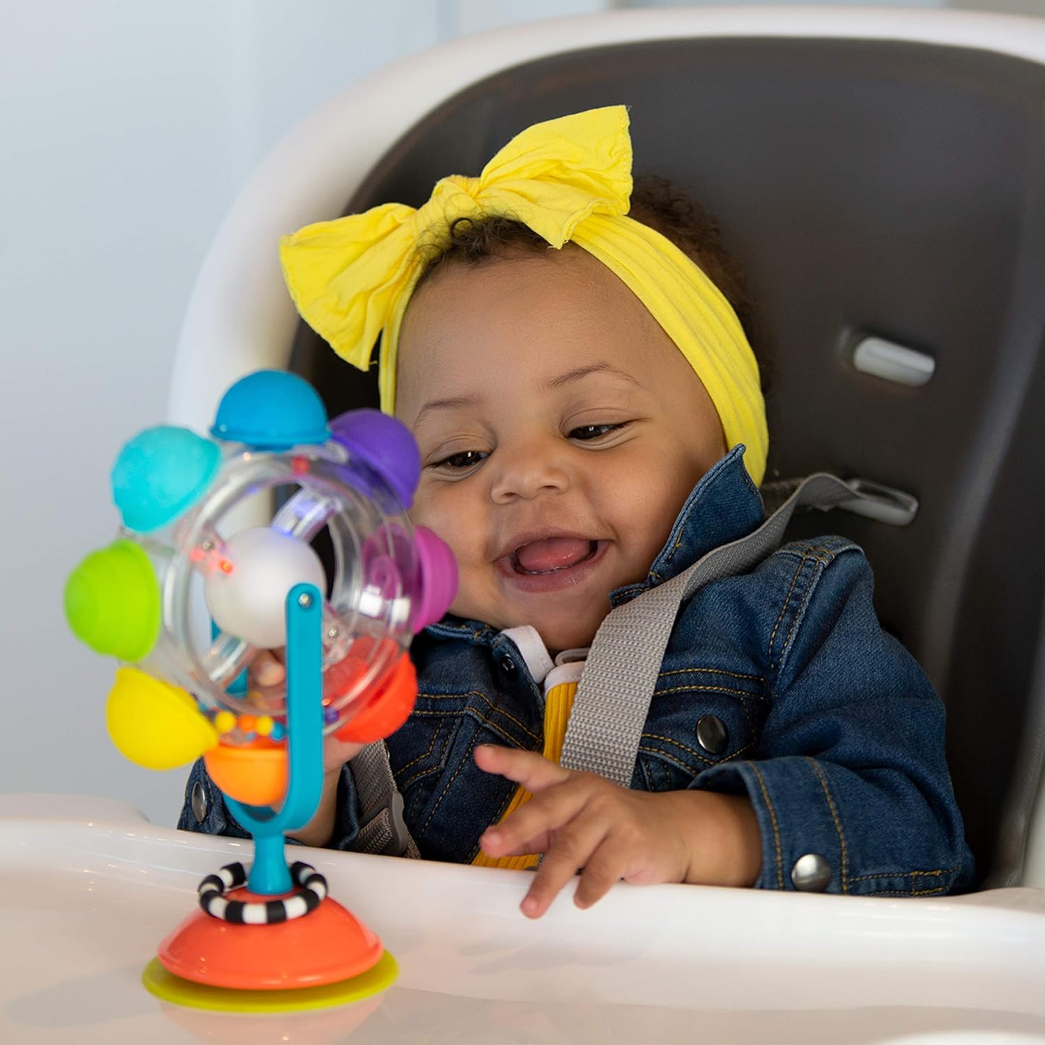 Sassy Rainbow Wheel High Tray Toy, Age 6+ Months