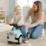 Costzon Ride On Push Car for Toddlers, Classic Kids Ride On Car Foot-to-Floor Sliding Car with Steering Wheel, Horn & Under Seat Storage, Ride On Toy for Boys Girls 18-36 Months (Green)