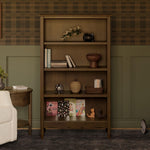 Namesake Liberty Assembled Bookcase in Natural Walnut, Greenguard Gold Certified, Bookcase for Baby and Kids Room, Fully Assembled