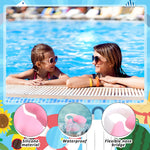 Soulchen 2 Pcs Swimming Nose Plugs Silicone Waterproof Painless Swim Nose Clip with Storage Box for Adults Kids Men Women Beginners(Kids,Pink)