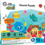 Sing-A-Long - Baby Einstein - Ocean Explorers 12 Piece Sound Puzzle - Jigsaw Puzzle with Vibrant Artwork and Durable Pieces - Fun Family Activity, Brain Challenge, and Educational Entertainment
