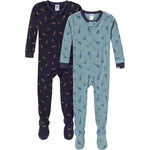 Gerber Baby-Boys 2-Pack Footed Pajamas, Guitars