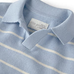 Little Planet by Carter's Boy 2-piece Shorts Set made with Organic Cotton, Blue Stripes, 24M