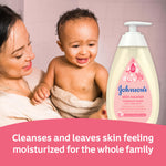 Johnson's Baby Skin Nourish Baby Moisture Wash + Coconut & Honeysuckle Scents Cleanses & Leaves Skin Moisturized, Hypoallergenic Body Wash, Baby Bath Essential, Sulfate-Free, 20.3 fl. oz