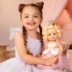 Baby Born Princess Baby Doll Annabell - Blonde Hair, Blue Eyes: Realistic Features for Kids Ages 3 & Up, Rooted Hair, Eyes Open & Close