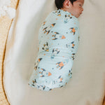 Copper Pearl, Rocketeer Bamboo Swaddle