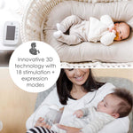 Crane Deluxe Double Electric Cordless Rechargeable Breast Pump, Portable, Closed System, Overflow Protection