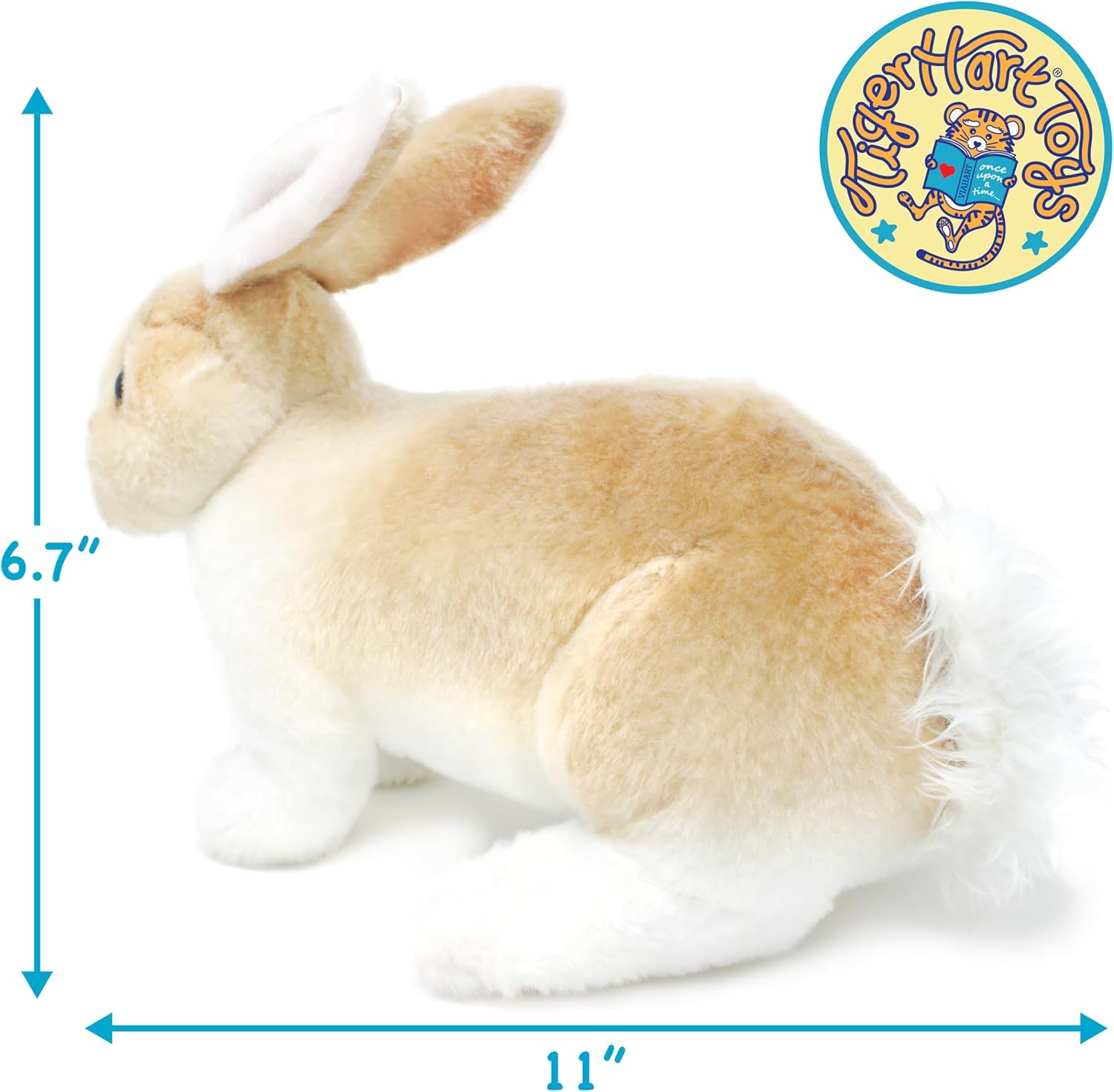 Ridley The Rabbit - 11 Inch Realistic Stuffed Animal Plush Bunny