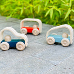 PlanToys® Vroom Truck Wooden Push Toy for Toddlers | Eco-Friendly Toddler Push Car for Indoor Play | Montessori Fine Motor Learning Toys for Kids