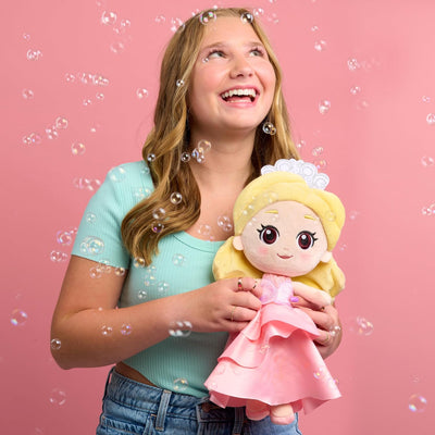 WICKED Universal Small 14-inch Plush Glinda Doll, Amazon Exclusive, Toy for Fans, Collectors, Teens, Girls, Kids, Ages 3 and Up