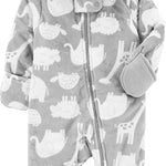 Simple Joys Kid's Pram Ivory Bear Outerwear