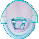 Swimways Infant Spring Float, Baby Pool Float with Canopy & UPF Protection, Swimming Pool Accessories for Kids 3-9 Months, Mermaid