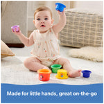 Ms. Rachel Official Rainbow Stacking Cups 7-Pack, Educational Toys & Toddler Toys for Girls & Boys Ages 6 Months to 2+ Years
