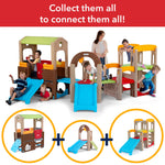 Simplay3 Young Explorers Modular Play System – Kids Activity Outdoor Playset for Children Age 18 mos - 6yrs – Toddler Playground Slide, Climb and Playhouse