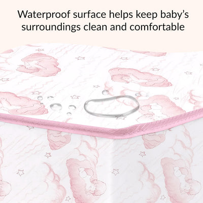Dream On Me Twilight 80 Coil Spring Crib and Toddler Bed Mattress, Wave Pink, 5"