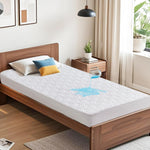 BEDLORE Waterproof Mattress Protector, King Size Mattress Pad with Deep Pocket 6"-18" Depth, Soft Noiseless Dirt-Proof Bed Mattress Cover Washable for Home, Bedroom, Hotel (Gray)