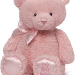 Baby GUND My First Teddy Bear, Ultra Soft Animal Plush Toy for Babies and Newborns, Pink, 10”