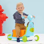 Skip Hop 3-in-1 Baby Activity Push Walker to Toddler Scooter, Zoo Dog
