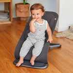 Ergobaby Evolve 3-in-1 Bouncer, Adjustable Multi Position Baby Bouncer Seat, Fits Newborn to Toddler, Charcoal