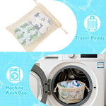 Durio 2PCS Reusable Swim Diapers - Baby Swim Diapers Adjustable Washable Newborn Infant Diaper Soft Water Diaper for Swimming Lessons with a Mesh Bag 2-3T