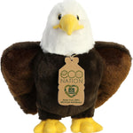 Aurora® Responsibly Made Eco Nation™ Seal Stuffed Animal - Ideal for Playtime Adventures - Perfect for Birthdays or Just Because - White 12 Inches