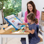 Melissa & Doug Deluxe Double-Sided Tabletop Easel, Arts & Crafts, 42 Pieces, 17.5” H x 20.75” W x 2.75” L, Great Gift for Girls and Boys 3, 4, 5 Year Olds and Up