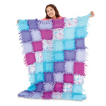 Melissa & Doug Created by Me! Butterfly Fleece Quilt No-Sew Craft Kit (48 Squares, 4 feet x 5 feet)