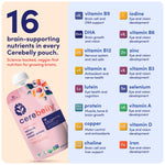 Cerebelly Baby Food Pouches, Veggie Purees for Toddlers, No Added Sugar, Fiber, Non-GMO, 4 Ounce BPA-Free, Sweet Potato Blends, 24 Count