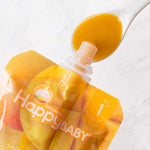 Happy Baby Organics Clearly Crafted Stage 1 Baby Food, Mangoes, 3.5 Ouncee Pouch (Pack of 16)