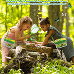 HAIMST Bug Catcher for Kids, 22 PCS Bug Catching Kit with Bug Collector Toy Bugs Butterfly Net Magnifying Glass Insect Catcher Tweezers, Outdoor Explorer Kit for Kids Age 3 4 5 6 7 8