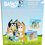 Spin Master Games, Bluey Puzzles 2-Pack, 36 Pieces, Kids Puzzles, Bluey Toys, Preschool Puzzles, for Ages 3 & Up