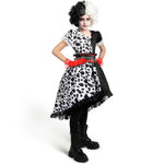 Spooktacular Creations Girl Dalmatian Costume, Polka Dots Dress Set for Girls Halloween Dress up and Costume parties-S