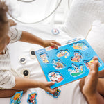 Melissa & Doug Disney Mickey Mouse and Friends Vehicles Sound Puzzle (8 pcs)