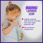 California Baby Calming Lavender Bubble Bath | 100% Plant-Based Kids Bubble Bath | Gentle Baby Bubble Bath | Free Bubble Wand | 384 mL / 13oz