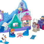 Fisher-Price Little People Toddler Toys Disney Frozen Arendelle Adventures Playset, Anna Elsa Olaf & Kristoff Figures, Kids Ages 18+ Months (Amazon Exclusive)