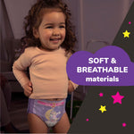 Pull-Ups Girls' Night-Time Potty Training Pants, Size 5T-6T Overnight Training Underwear (46-60 lbs), 80 Ct