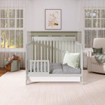 Dream On Me Ashton 4-In-1 Convertible Crib In Grey, Greenguard Gold, JPMA Certified, Non-Toxic Finishes, Features 4 Mattress Height Settings, Made Of Solid Pinewood