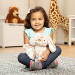 Melissa & Doug Burrow Bunny Rabbit Stuffed Animal (9 inches) Burrow Bunny Rabbit Stuffed Animal (9 inches)