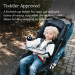 UPPAbaby Snack Tray for Minu V3 Stroller – Tray + Cup Holder - Quick Attachment - Dishwasher Safe - Folds with Stroller