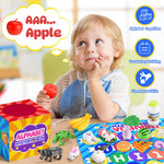Montessori Toys for Toddlers,Alphabet Mystery Box Letters Matching Game Learning Toys Educational Preschool Games for Kids Ages 3-7 Easter Basket Stuffers Birthday Gifts Toys for Kids Ages 2-4 5-7