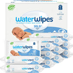WaterWipes Original Baby Wipes, 99.9% Water-Based Wipes, Unscented & Hypoallergenic for Sensitive Skin, 240 Count (4 Packs), Packaging May Vary